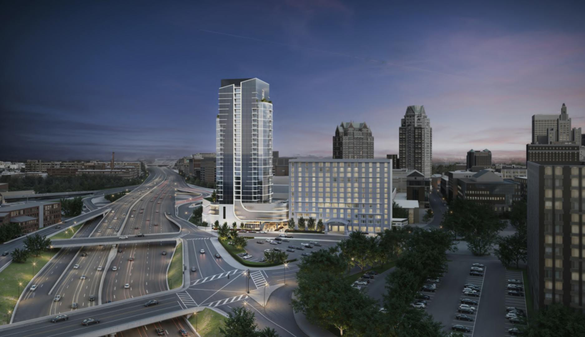 Proposed Hilton Tower, Amazing Views of Route 95 - Architecture Critic Will Morgan