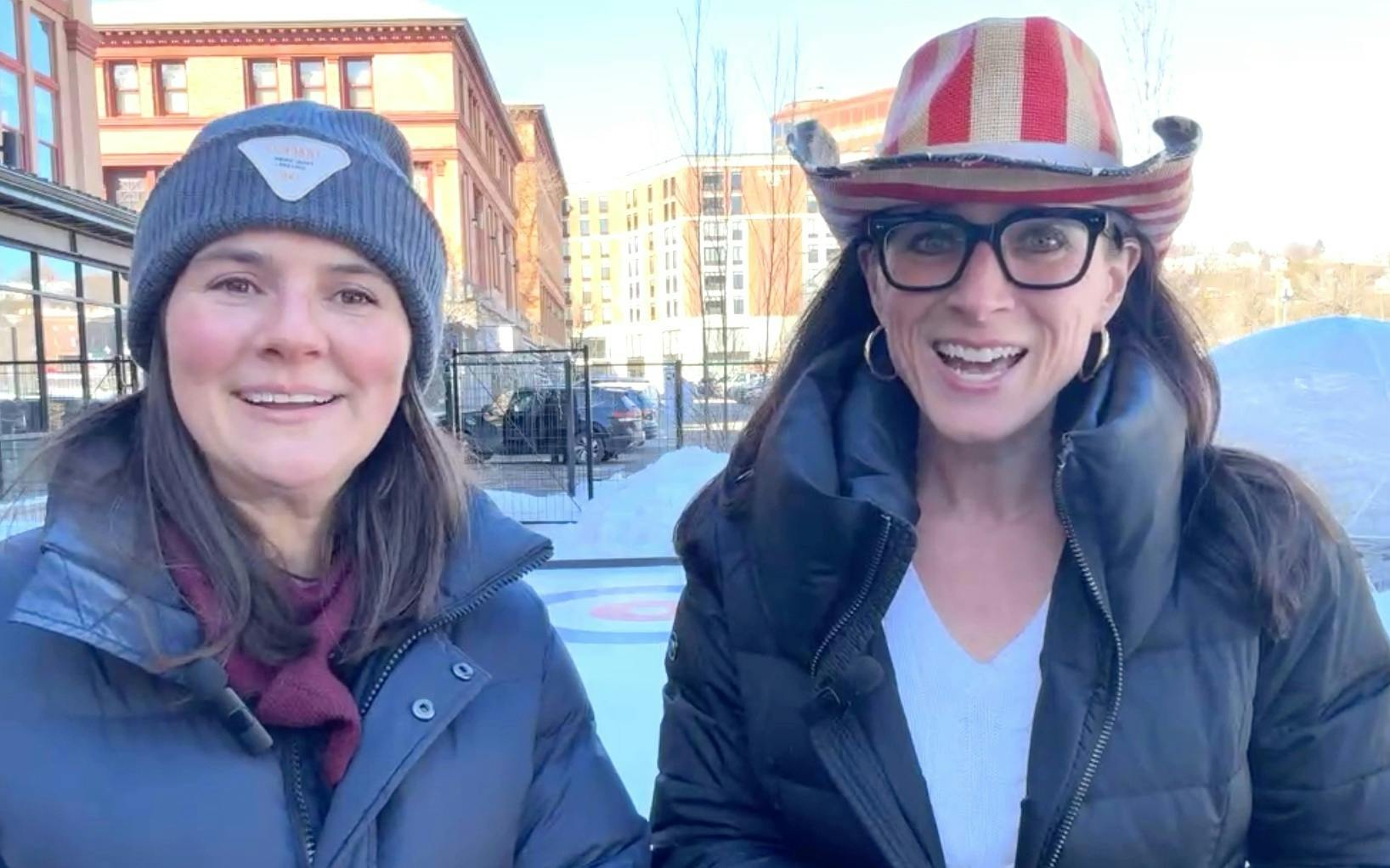 VIDEO: Track 15 Hosting Olympics and Super Bowl Watching Parties - And Outdoor Curling